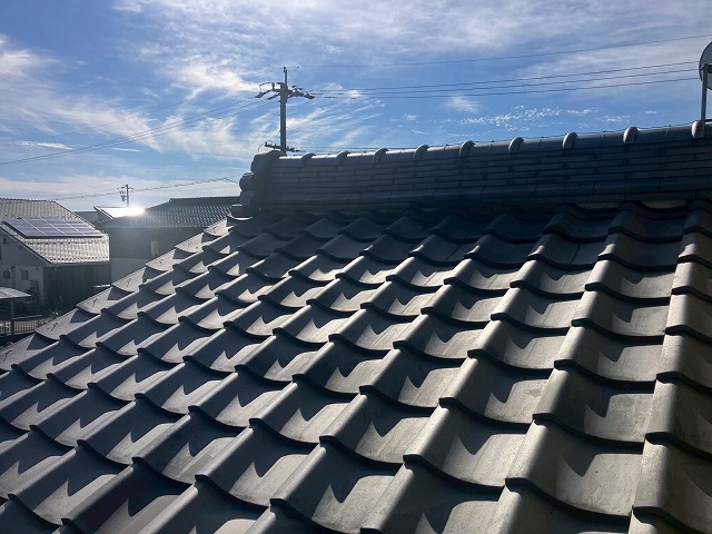 羽島市で不審な訪問業者から漆喰はがれの指摘を受けた屋根を点検！緊急性のある劣化なし